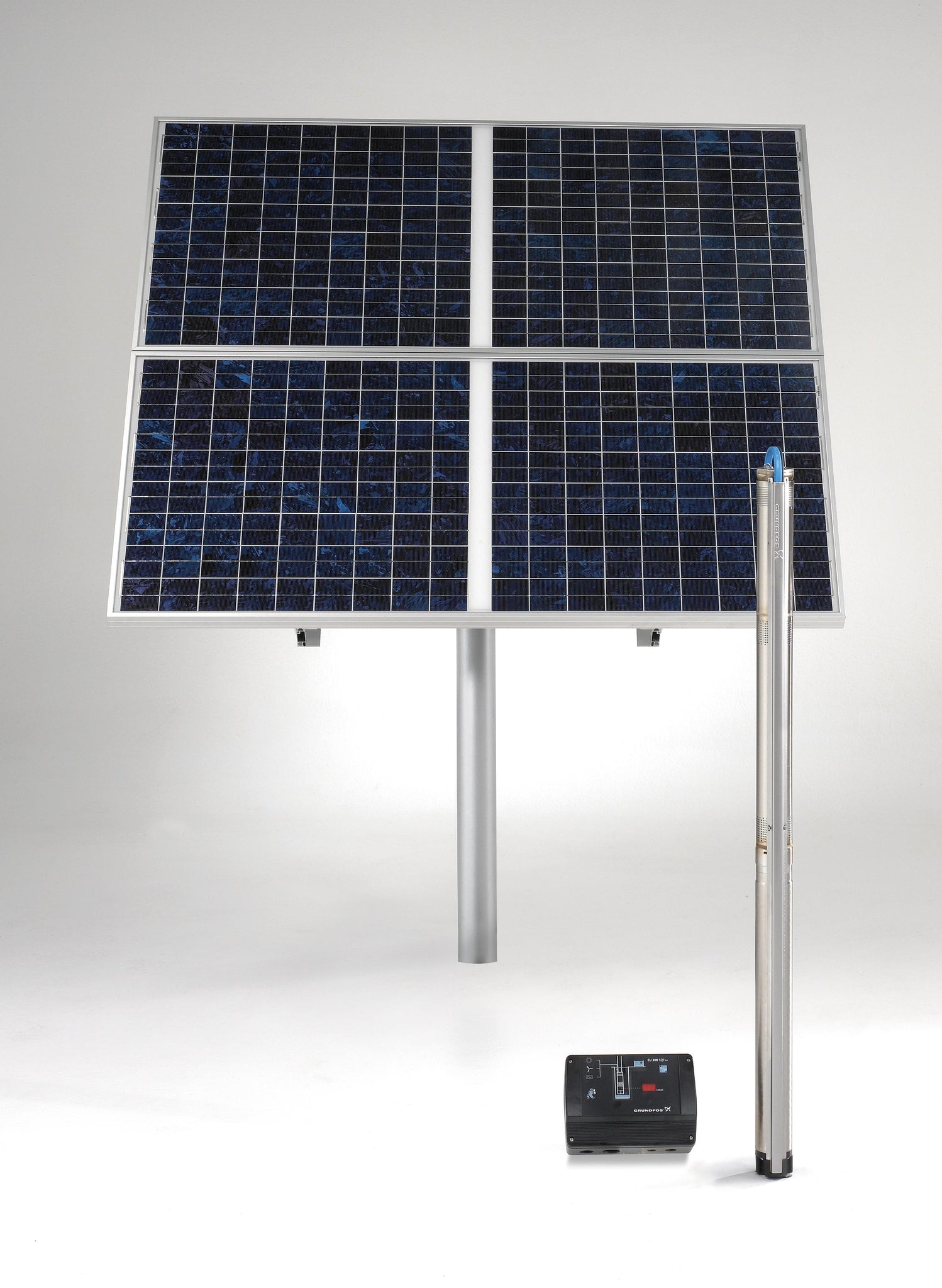 GRUNDFOS Solar Solutions 2x Panels + SQF1.2-2N