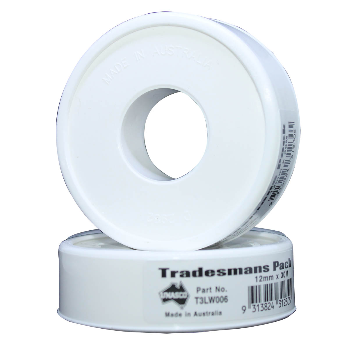 Tradesman Pack Threadseal Tape 12mm x 30m White