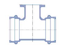 Ductile Iron Fitting - Tee SOC/FLNC 100 - 450MM