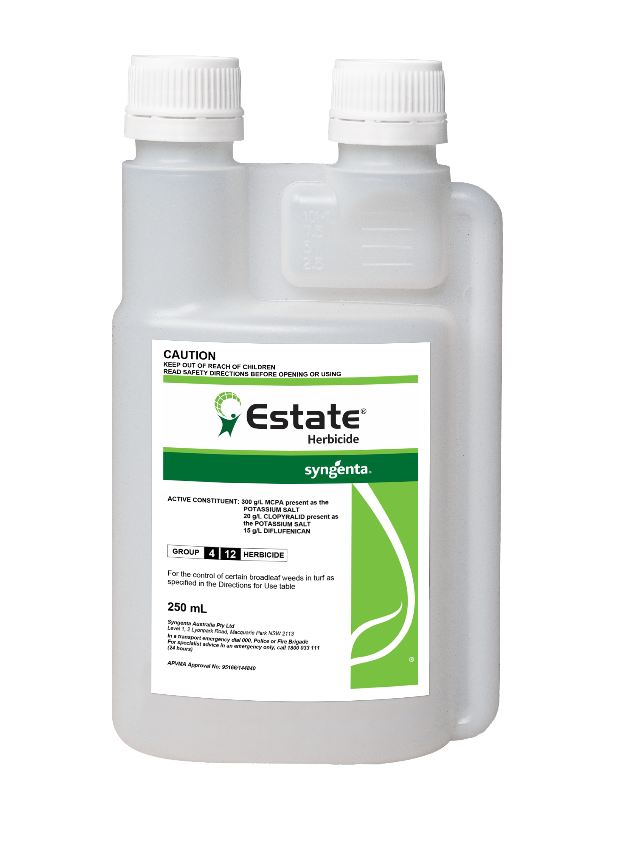 Estate Herbicide 250mL | Bindii & Clover Weed Killer