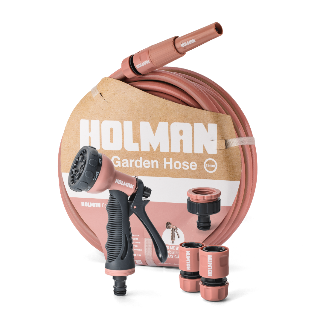 Holman ColourDip™ Garden Hose and Spray Gun Combo- Nutrien Water