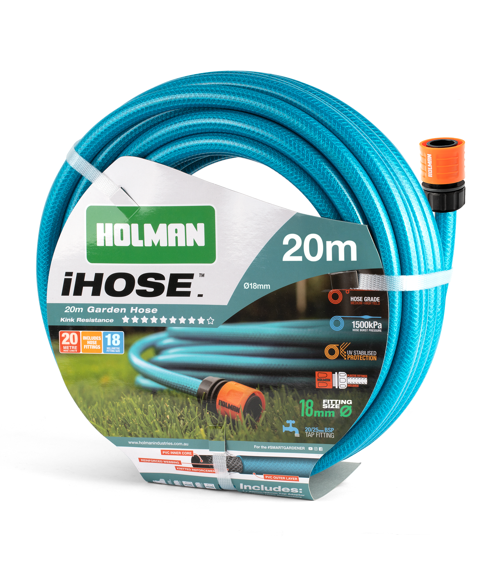 Holman iHose® Garden Hose 18mm x 20m