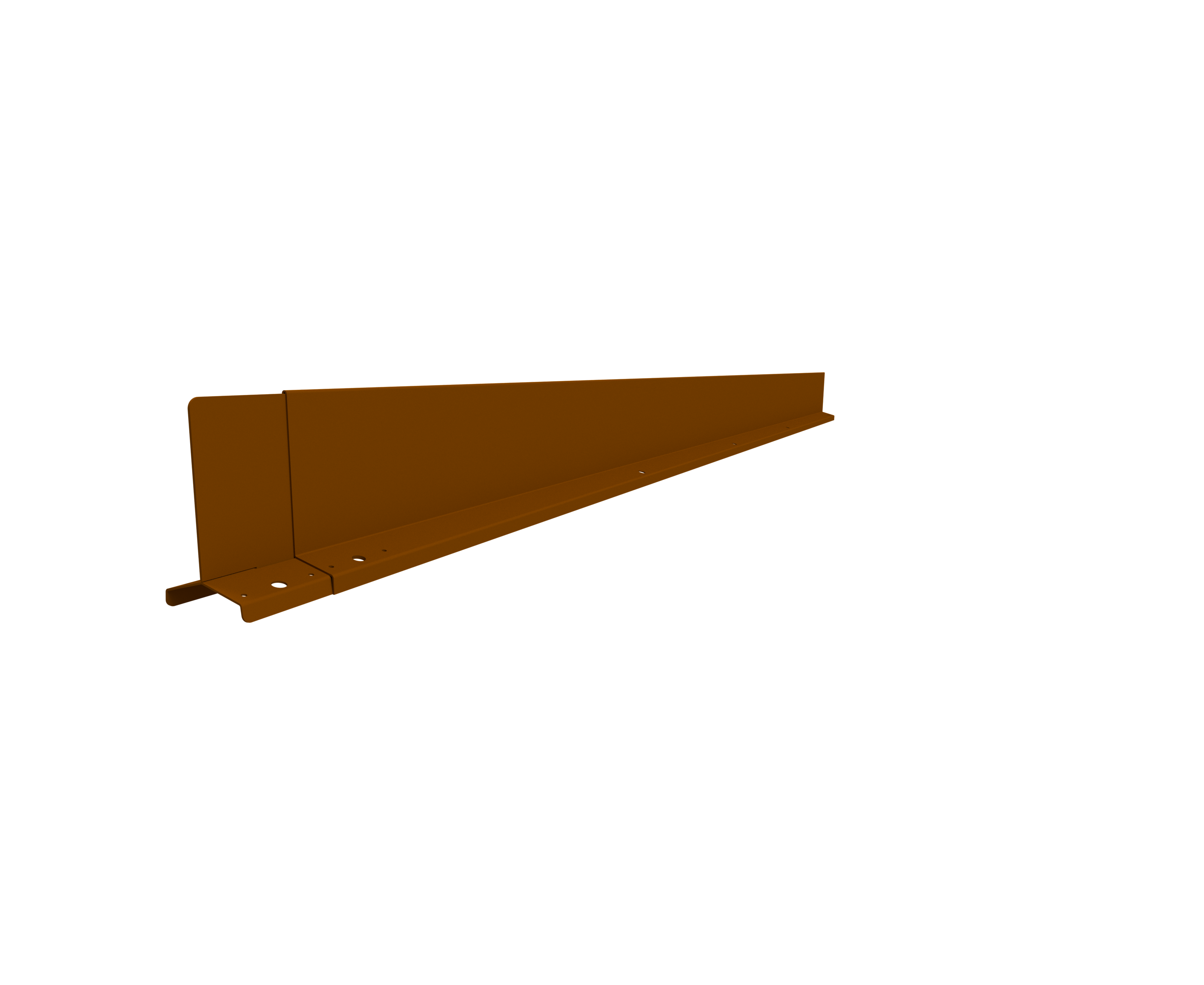 Straightcurve Hardline Corten Steel Garden Edging 100mm to 150mm