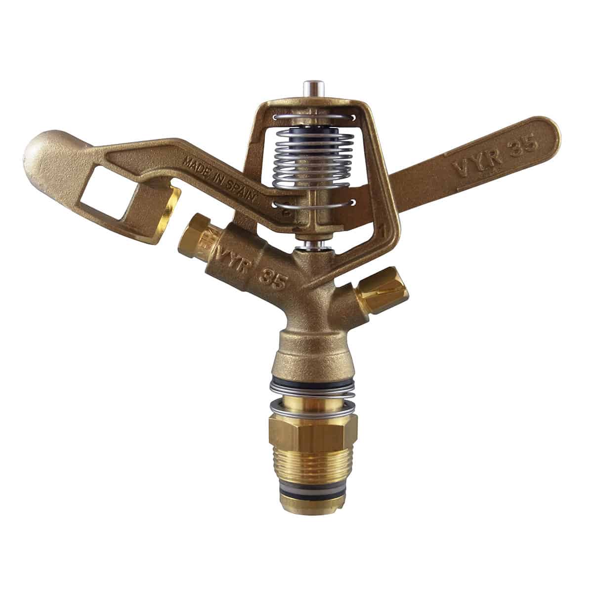 Brass Impact Garden Automatic Rotating Sprinkler with Nozzle Heavy Duty  Irrigation Sprayer Head (20mm or 3/4 Inch ) : : Garden & Outdoors